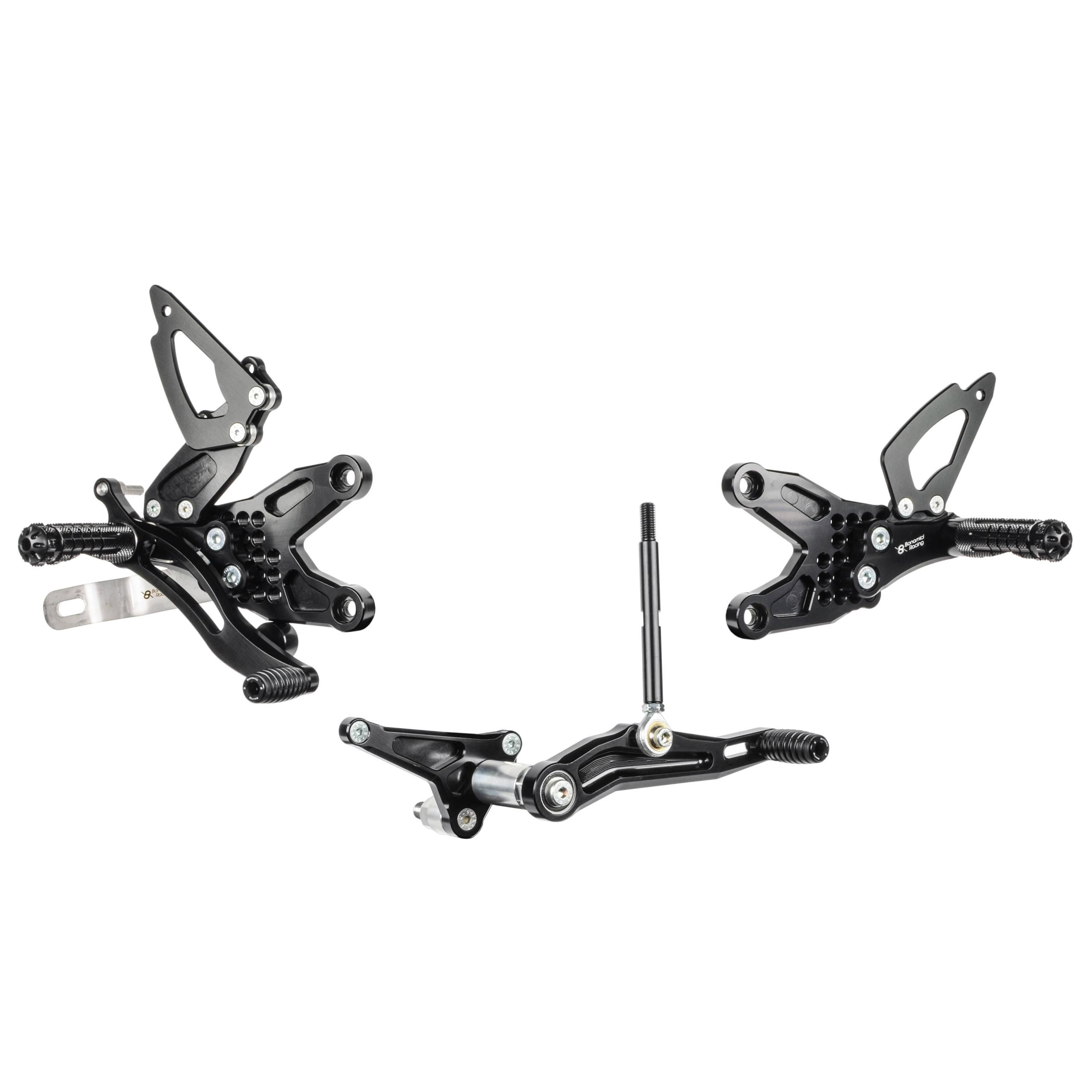 Bonamici Racing S1000R / S1000RR / HP4 Race Adjustable Rearsets BONB001R DR Bikes